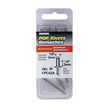 Fpc 25PK Short ALU Rivet FPC42A